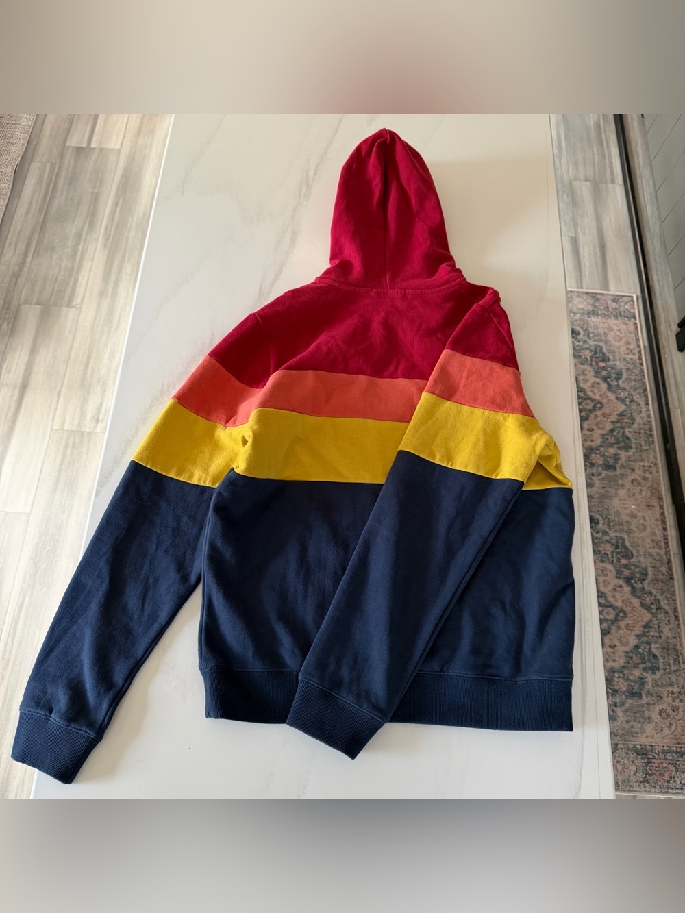 Marine Layer Retro Men's Archive Colorblock Hoodie Medium - Picture 8 of 8